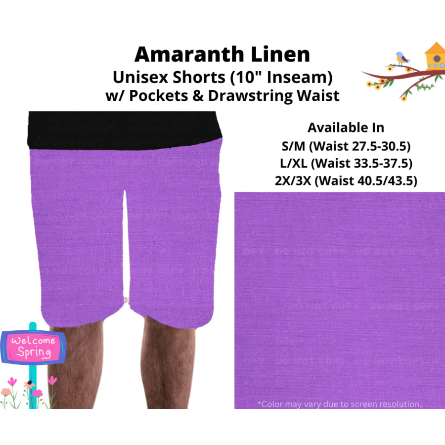 PREORDER Custom Styles - Amaranth Linen - Closes 8 Jan - ETA late Apr 2025 Leggings