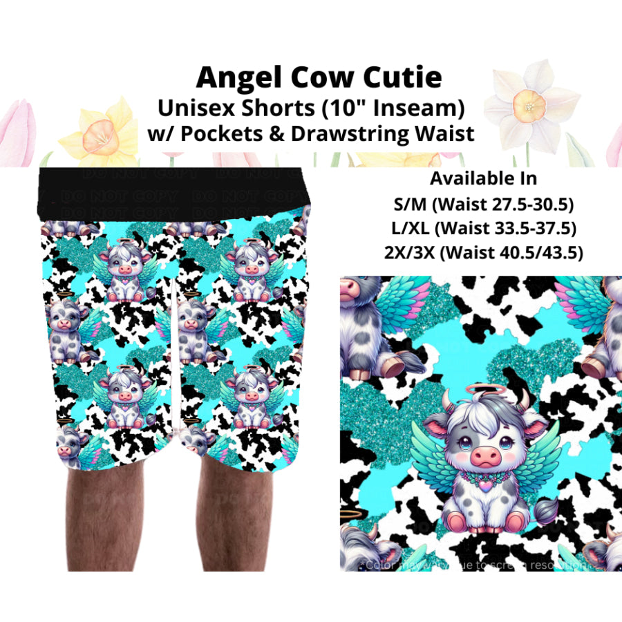 Preorder Custom Styles - Angel Cow Cutie - Closes 17 Mar - ETA late Jun 2025 Leggings