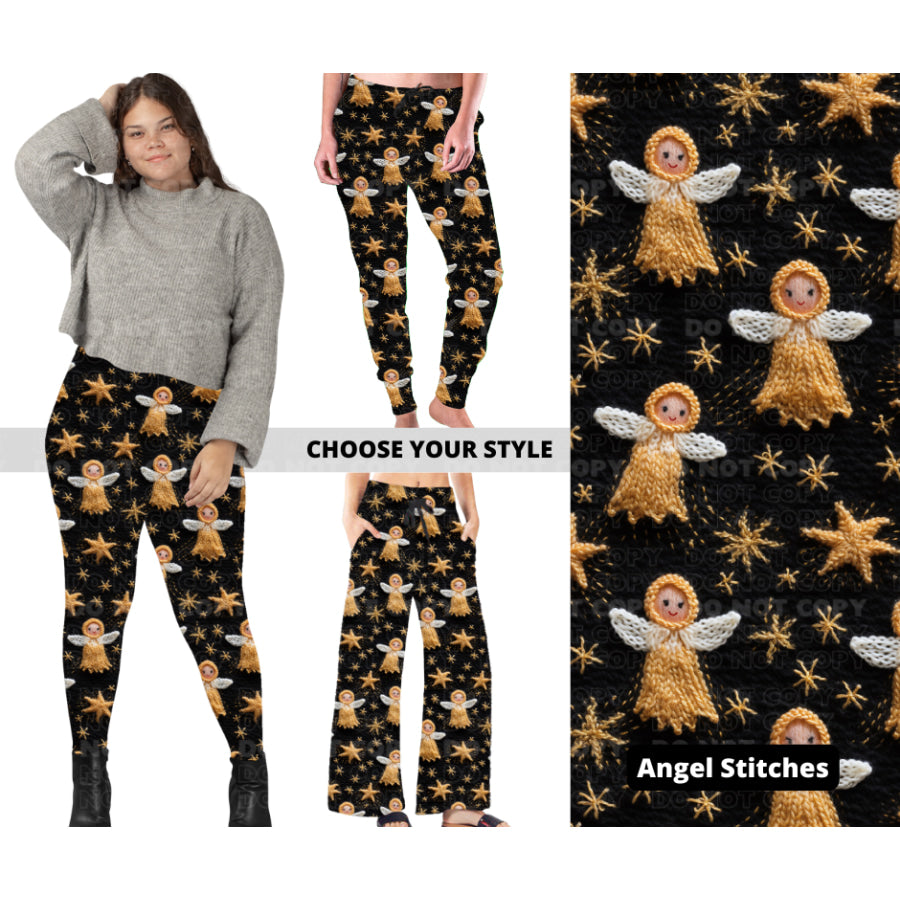 PREORDER Custom Styles - Angel Stitches - Closes 7 Oct - ETA late Dec 2024 Leggings