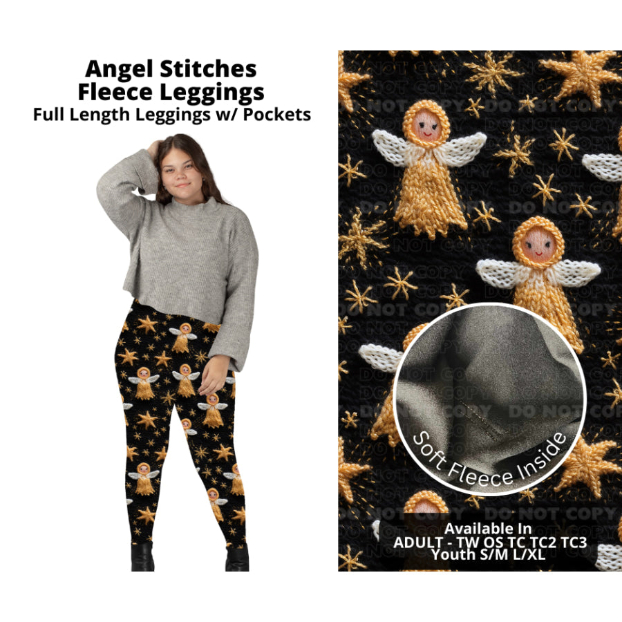 PREORDER Custom Styles - Angel Stitches - Closes 7 Oct - ETA late Dec 2024 Leggings