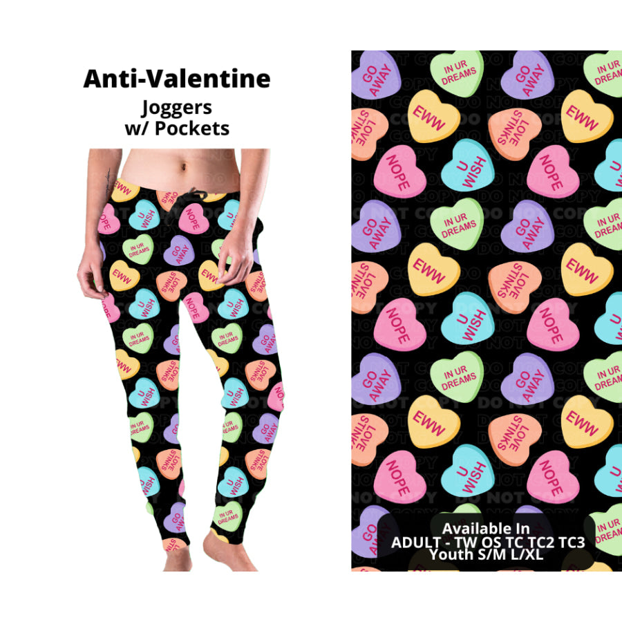 PREORDER Custom Styles - Anti-Valentine - Closes 28 Nov - ETA late Feb 2025 Leggings