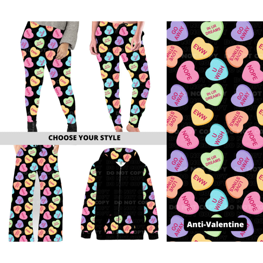 PREORDER Custom Styles - Anti-Valentine - Closes 28 Nov - ETA late Feb 2025 Leggings