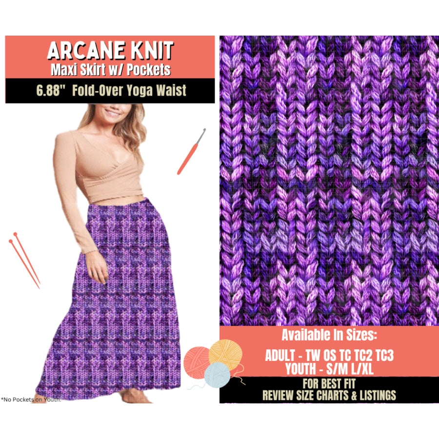 Preorder Custom Styles - Arcane Knit - Closes 1 Oct - ETA Early Feb 2026 Leggings