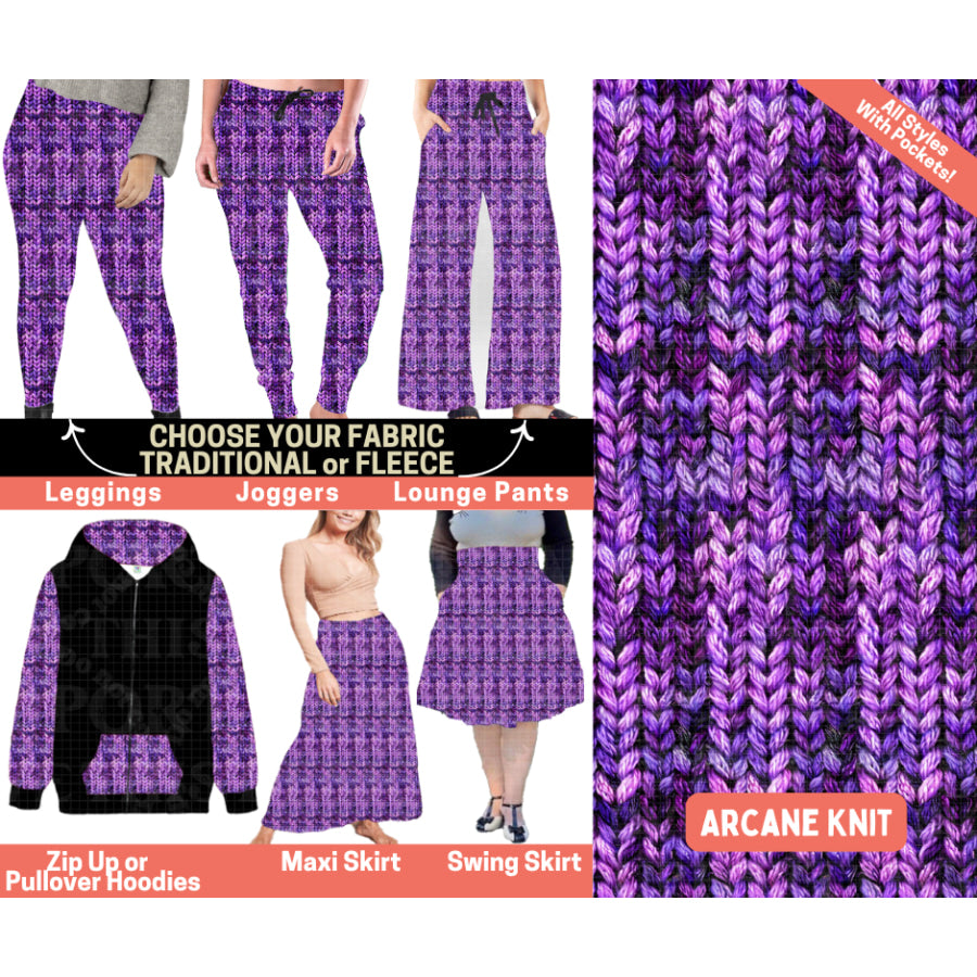Preorder Custom Styles - Arcane Knit - Closes 1 Oct - ETA Early Feb 2026 Leggings
