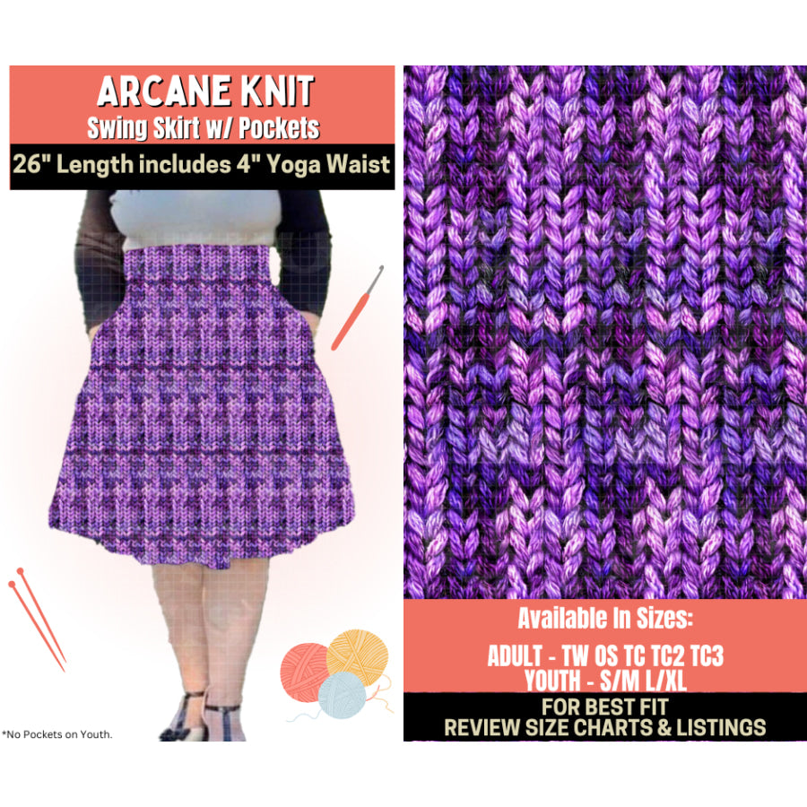 Preorder Custom Styles - Arcane Knit - Closes 1 Oct - ETA Early Feb 2026 Leggings