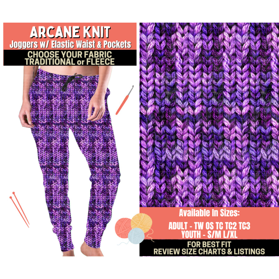 Preorder Custom Styles - Arcane Knit - Closes 1 Oct - ETA Early Feb 2026 Leggings