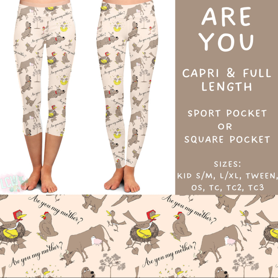 Preorder Custom Styles - Are You - Closes 21 Mar - ETA mid Jun 2025 Leggings