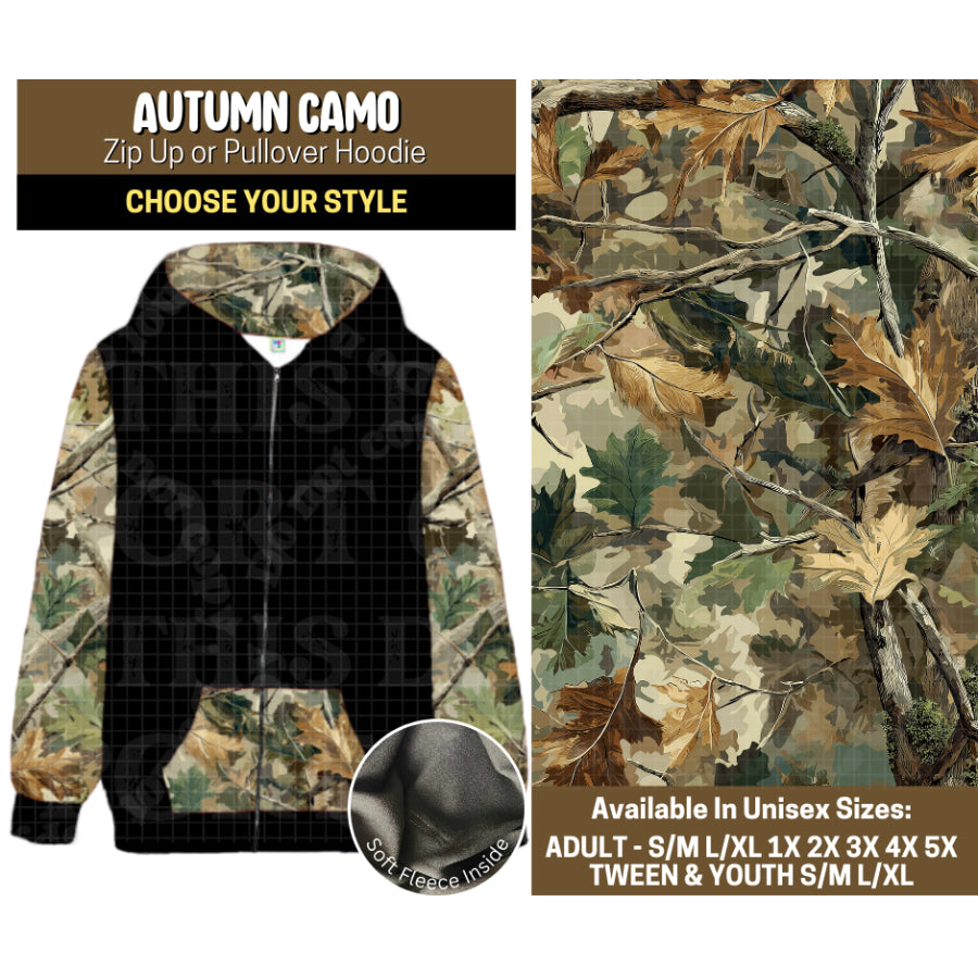 Preorder Custom Styles Autumn Tree Camo Closes 12 Sep ETA mid Jan 2026 Leggings