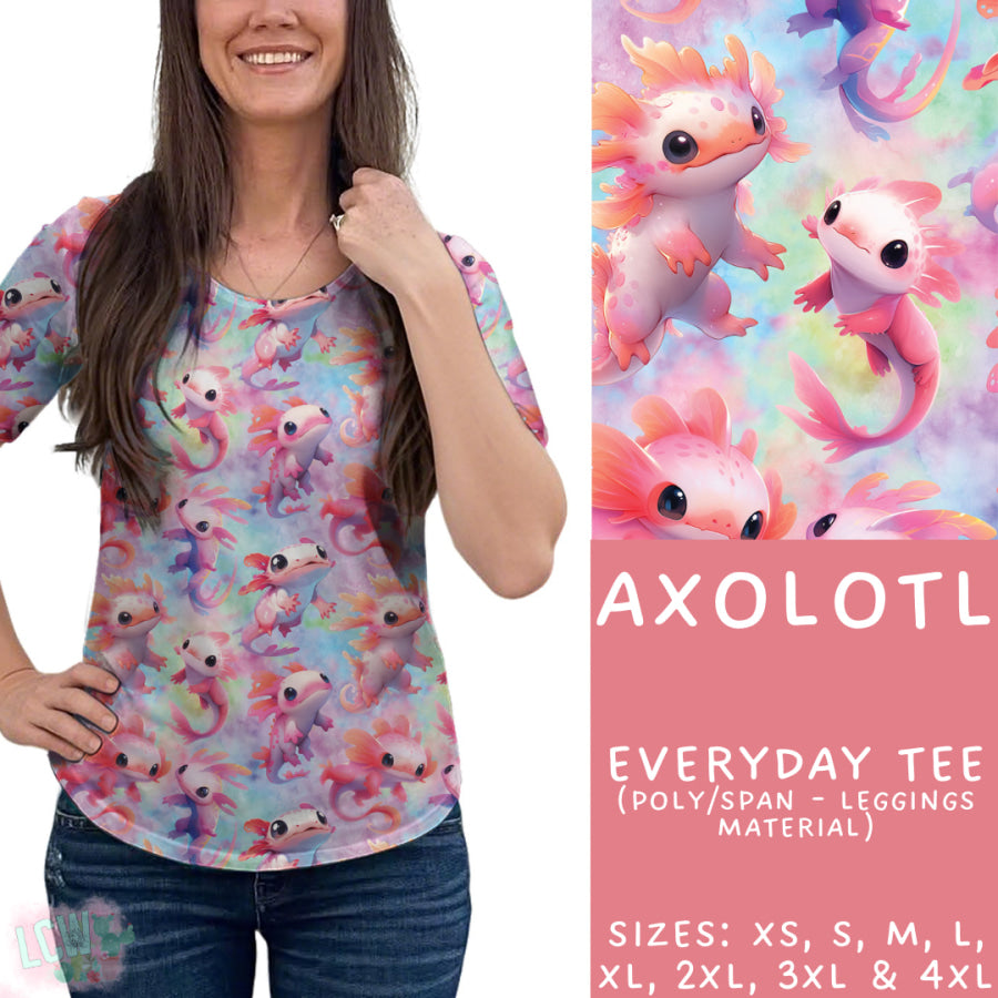Preorder Custom Styles Axolotl Closes 11 Sep ETA late Nov 2025 Leggings