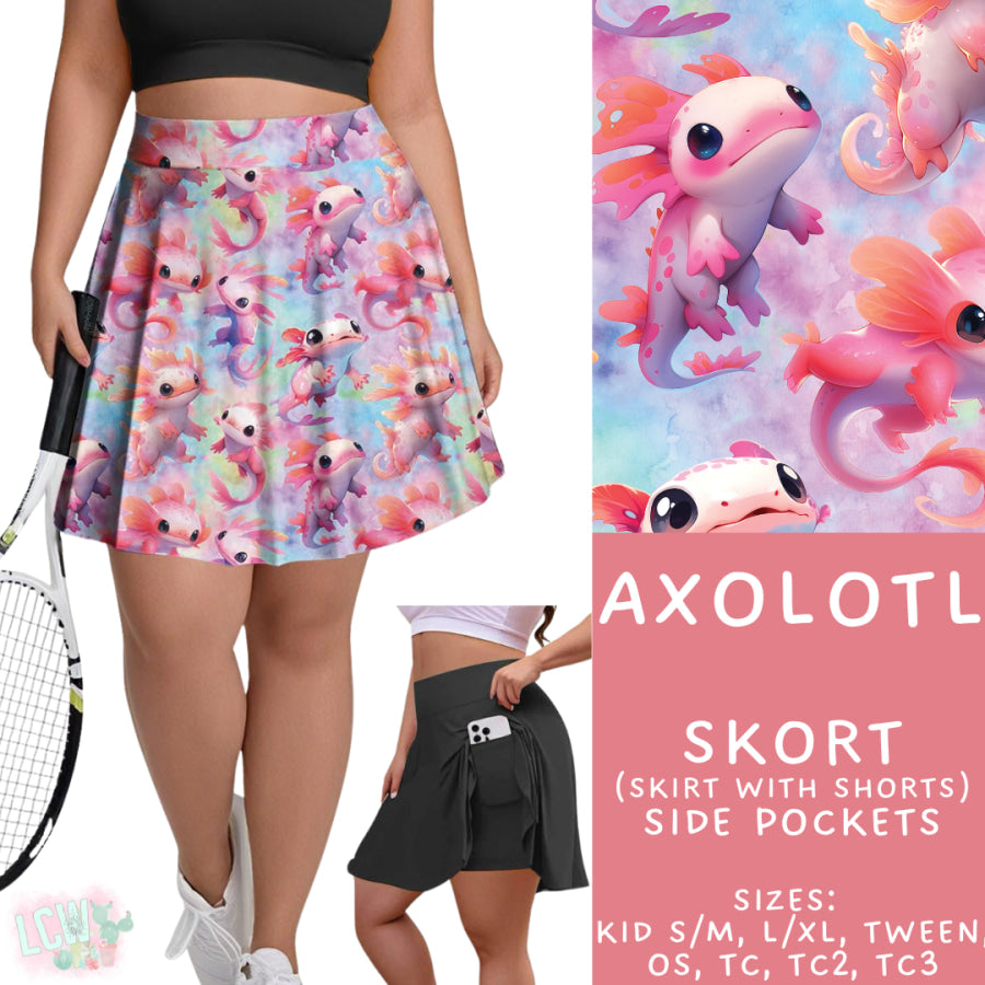 Preorder Custom Styles Axolotl Closes 11 Sep ETA late Nov 2025 Leggings