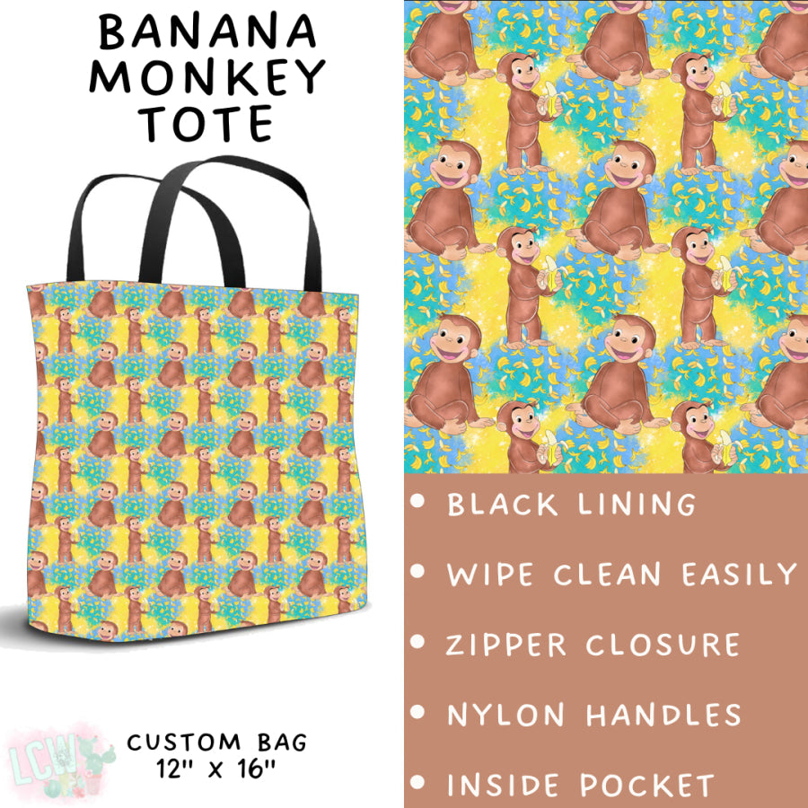 Preorder Custom Styles - Banana Monkey - Closes 21 Mar - ETA mid Jun 2025 Leggings