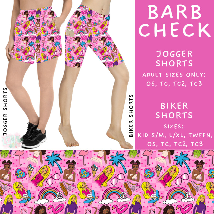 Preorder Custom Styles - Barb Check - Closes 31 Mar - ETA late May 2025 Leggings