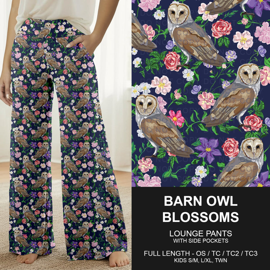Preorder Custom Styles - Barn Owl Blossoms - Closes 25 Nov - ETA late Feb 2026 Loungewear