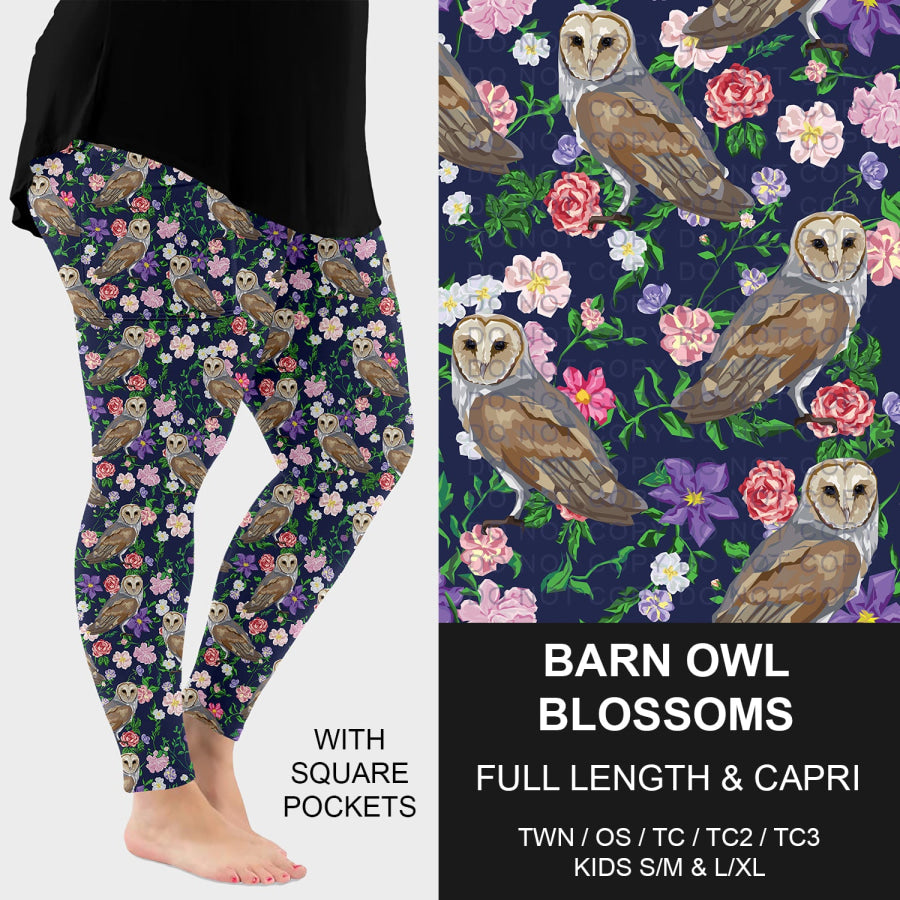 Preorder Custom Styles - Barn Owl Blossoms - Closes 25 Nov - ETA late Feb 2026 Loungewear