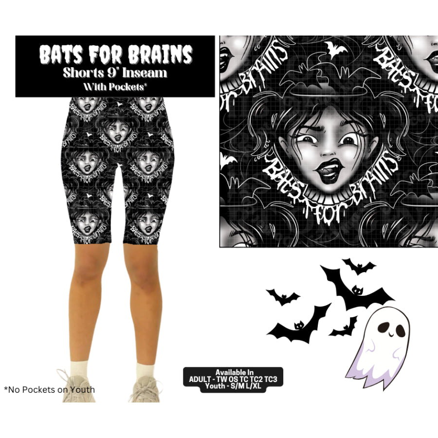Preorder Custom Styles - Bats For Brains - Closes 28 May - ETA late Sep 2025 Leggings