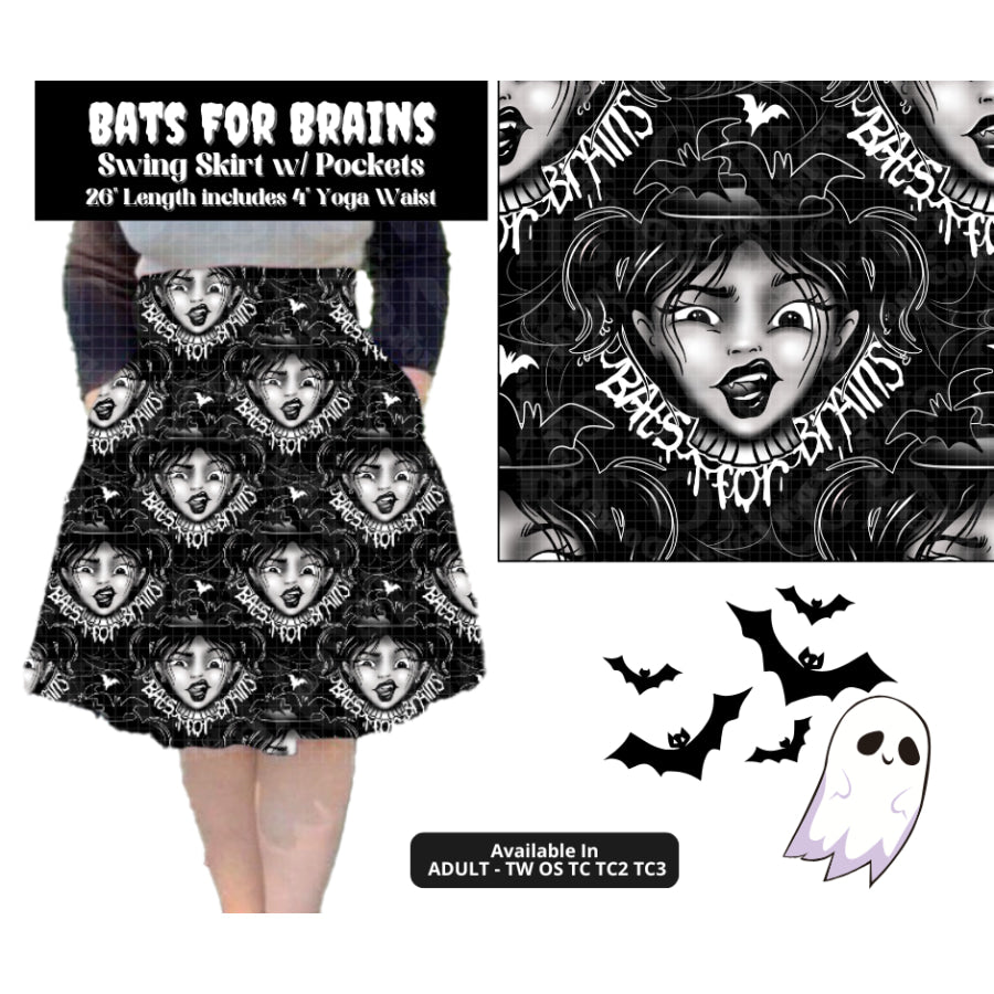 Preorder Custom Styles - Bats For Brains - Closes 28 May - ETA late Sep 2025 Leggings