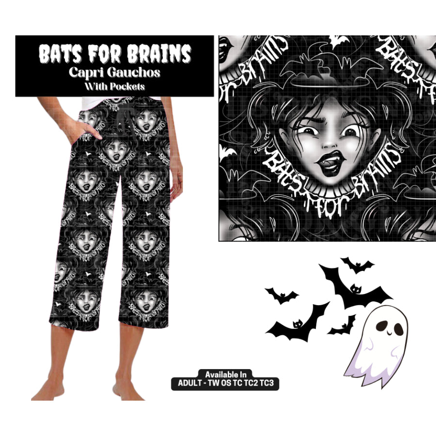 Preorder Custom Styles - Bats For Brains - Closes 28 May - ETA late Sep 2025 Leggings