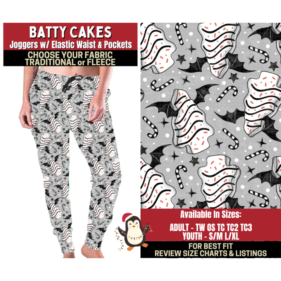 Preorder Custom Styles Batty Cakes Closes 4 Sep ETA early Jan 2026 Leggings