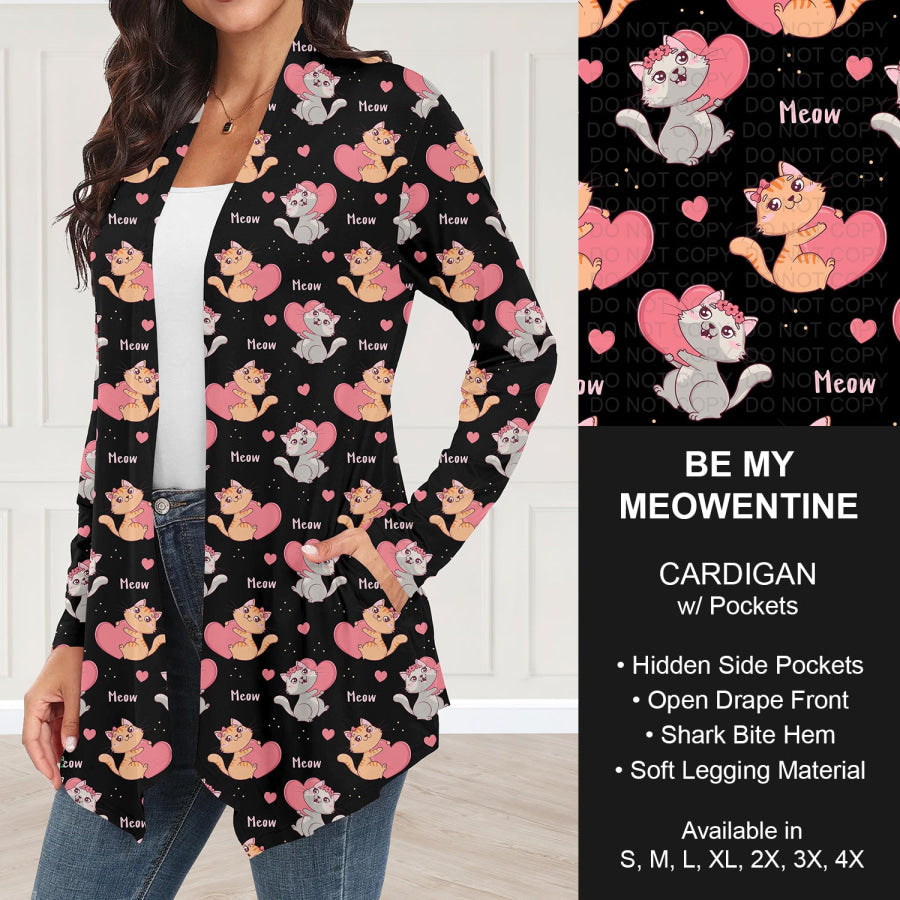 Preorder Custom Styles - Be My Meowentine - Closes 2 Dec - ETA early Mar 2026 Loungewear