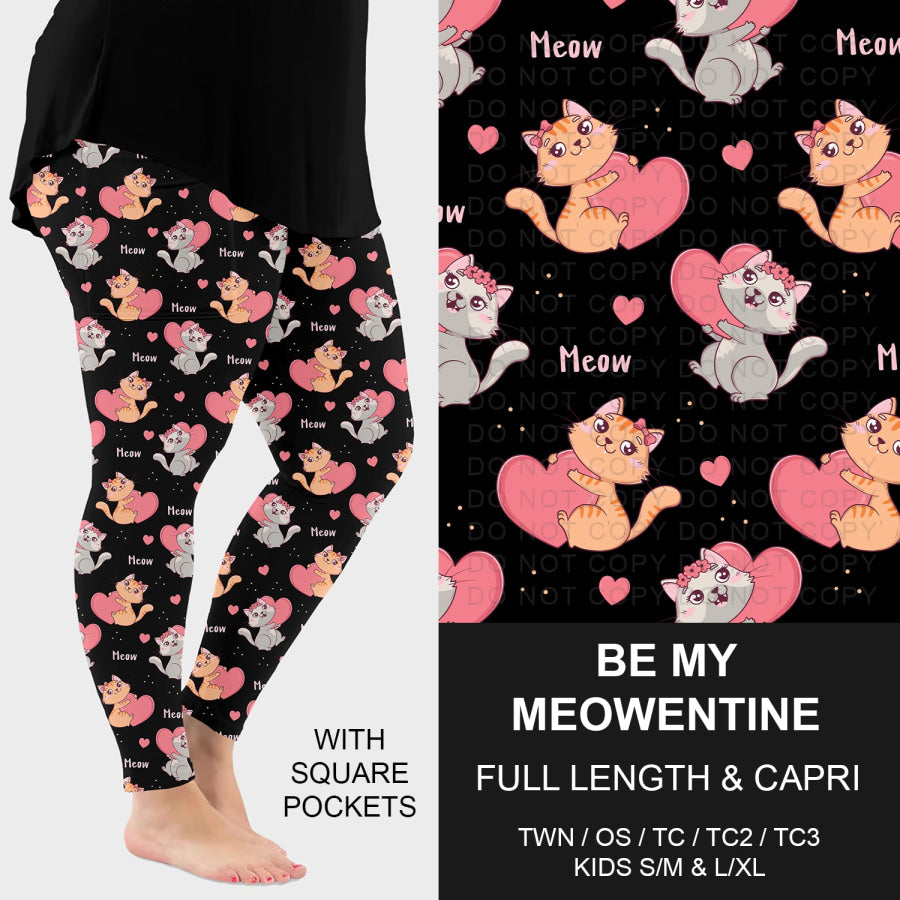 Preorder Custom Styles - Be My Meowentine - Closes 2 Dec - ETA early Mar 2026 Loungewear
