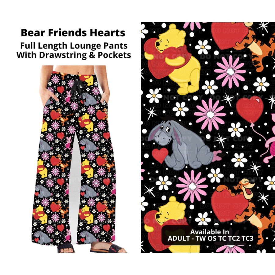 PREORDER Custom Styles - Bear Friends Hearts - Closes 28 Nov - ETA late Feb 2025 Leggings