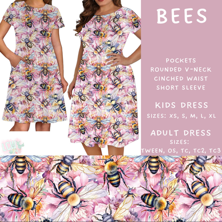Preorder Custom Styles - Bees - Closes 29 May - ETA late Aug 2025 Leggings