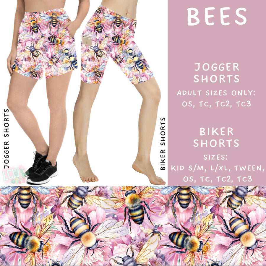 Preorder Custom Styles - Bees - Closes 29 May - ETA late Aug 2025 Leggings