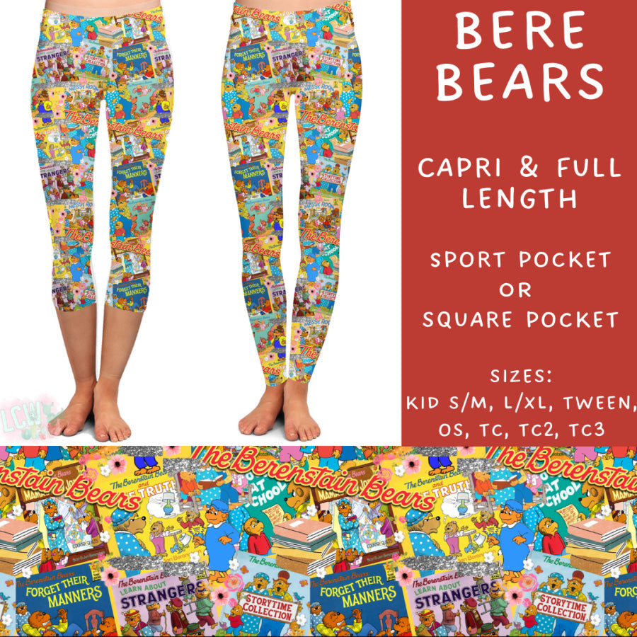 Preorder Custom Styles - Bere Bears - Closes 21 Mar - ETA mid Jun 2025 Leggings