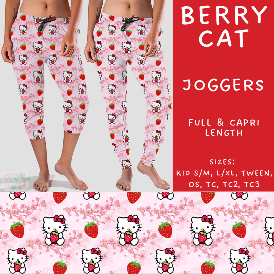 Preorder Custom Styles - Berry Cat - Closes 31 Mar - ETA late May 2025 Leggings