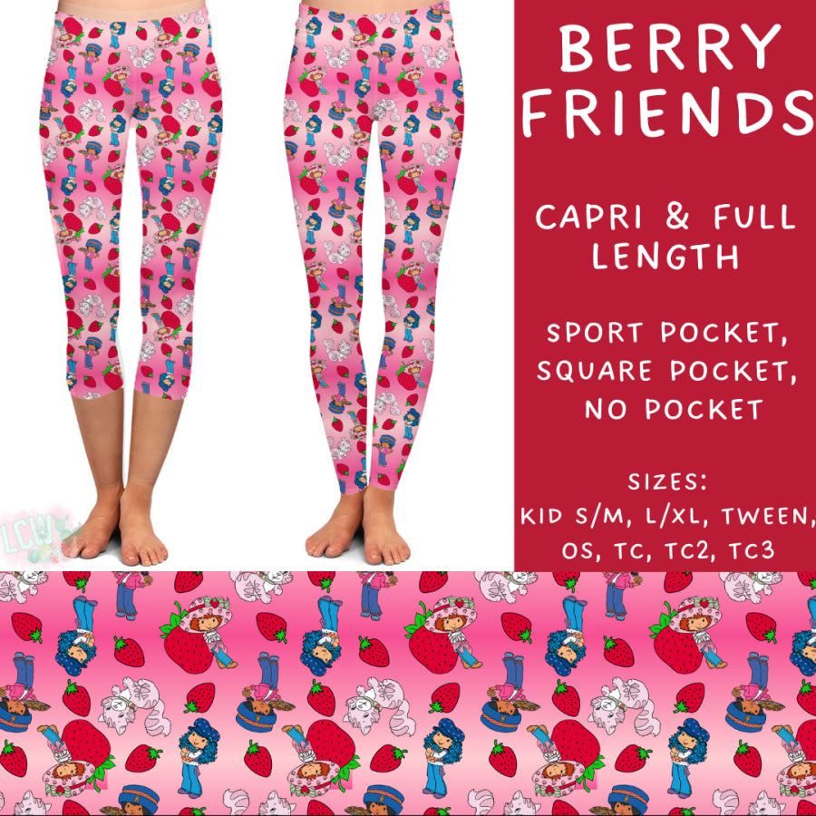 Preorder Custom Styles - Berry Friends - Closes 10 Jan - ETA early Apr 2025 Leggings