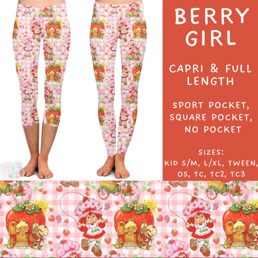 Preorder Custom Styles - Berry Girl - Closes 6 Dec - ETA late Feb 2025 Leggings