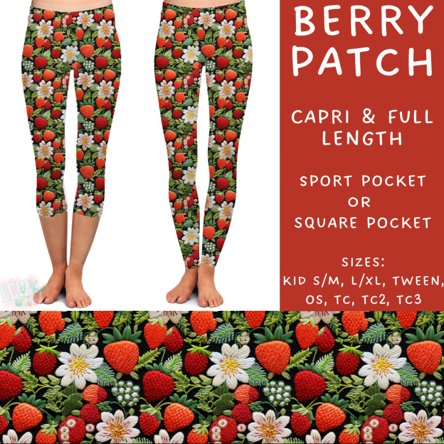 Preorder Custom Styles - Berry Patch - Closes 10 Mar - ETA early Jun 2025 Leggings