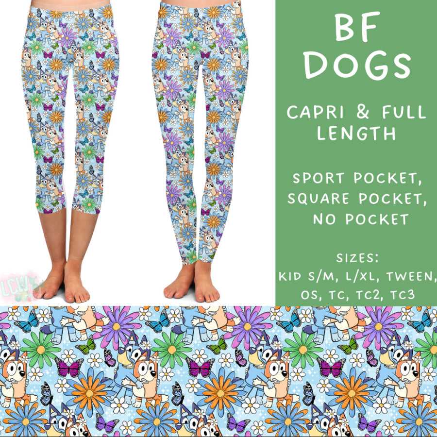 Preorder Custom Styles - BF Dogs - Closes 11 Oct - ETA late Dec 2024 Leggings