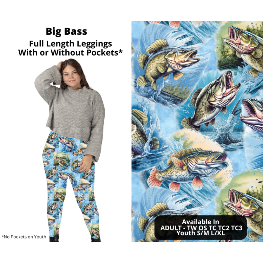 PREORDER Custom Styles - Big Bass - Closes 27 Nov - ETA late Feb 2025 Leggings