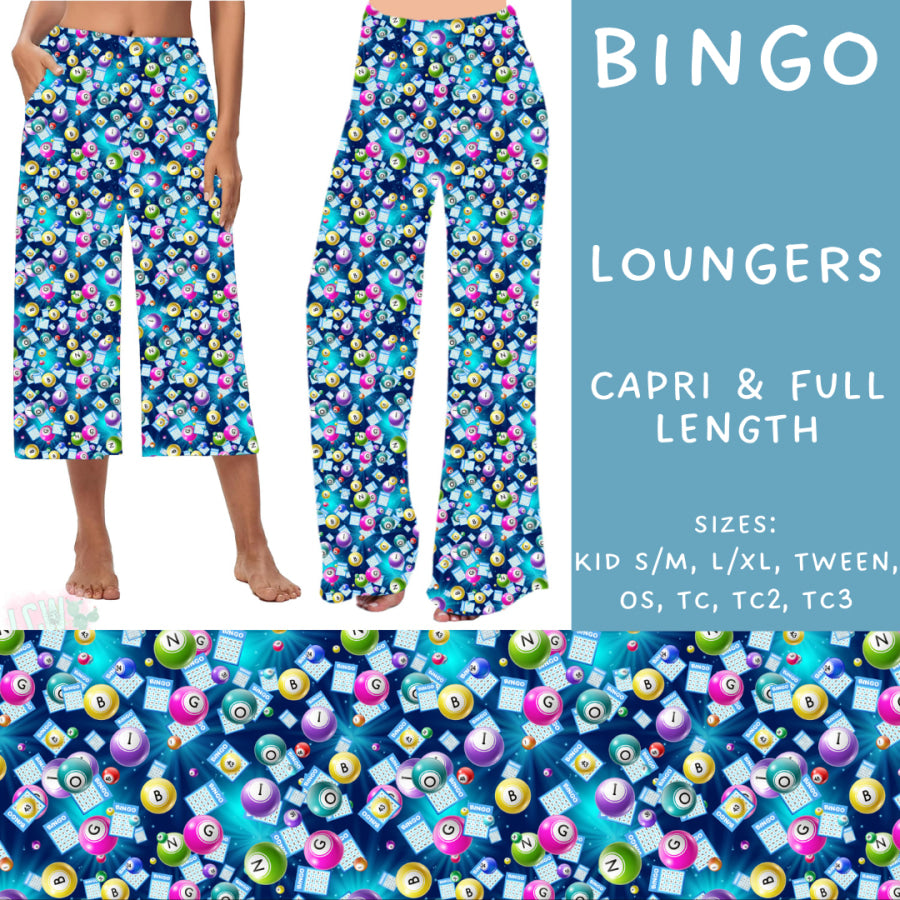 Preorder Custom Styles - Bingo - Closes 13 Nov - ETA late Jan 2025 Leggings