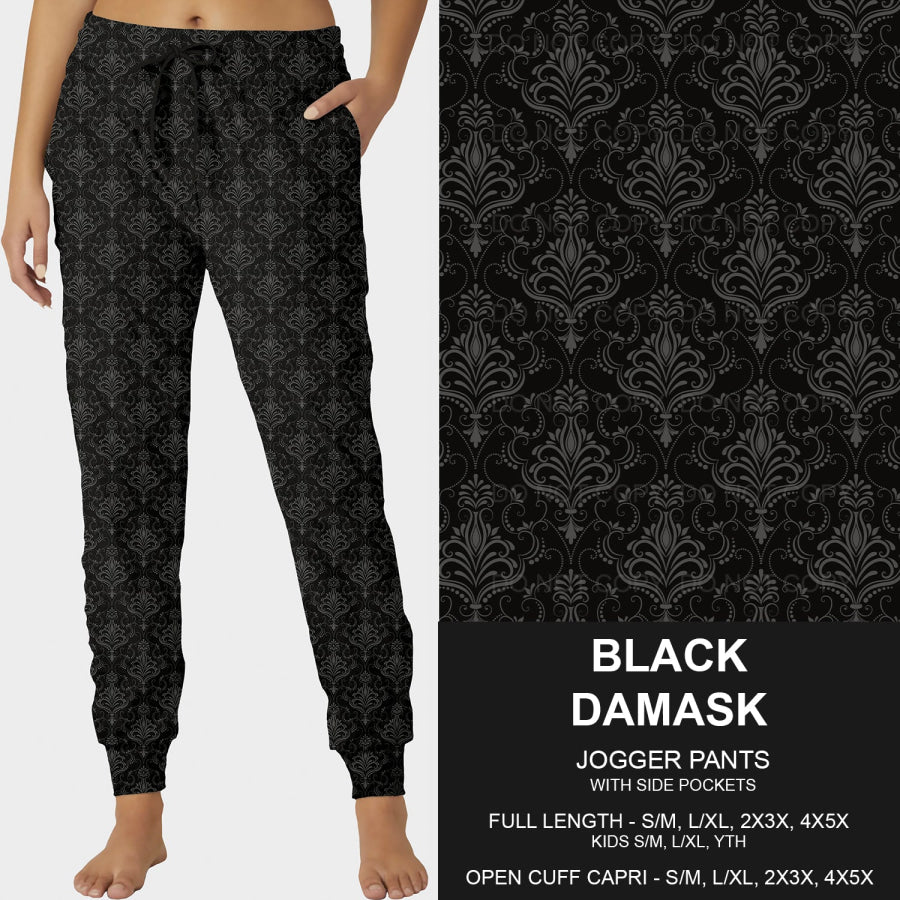 PREORDER Custom Styles - Black Damask - Closes 14 Jan - ETA late Apr 2025 Loungewear