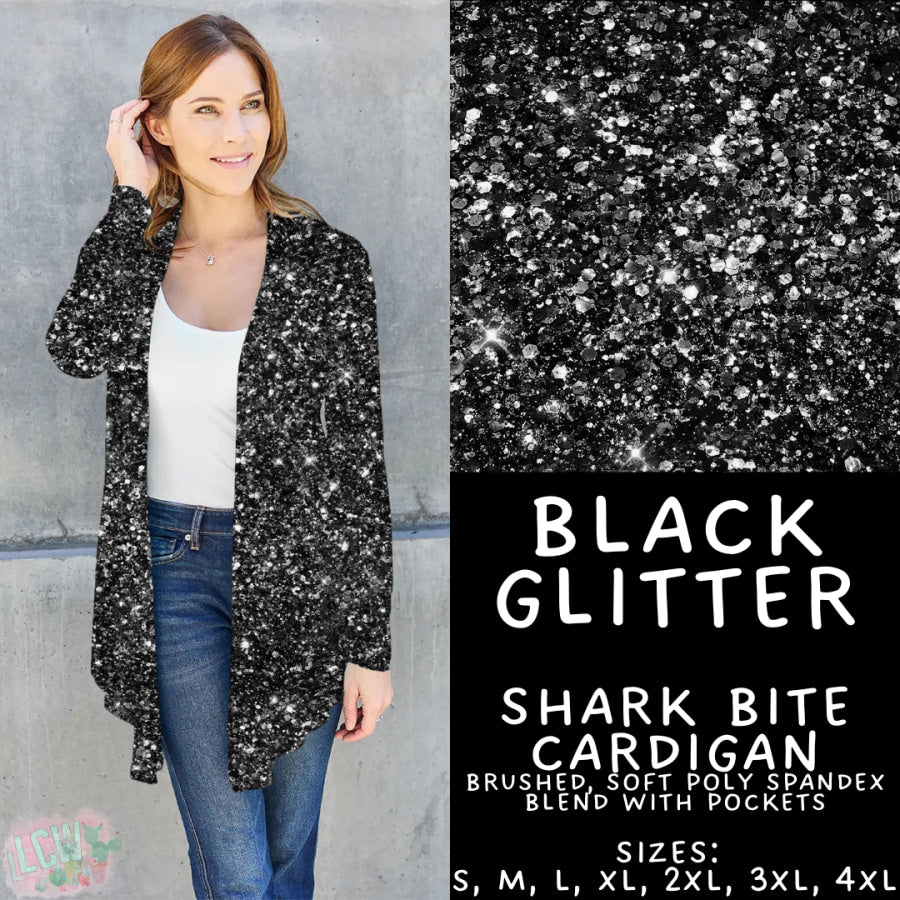Preorder Custom Styles - Black Glitter - Closes 22 Sep - ETA mid Dec 2025 Leggings