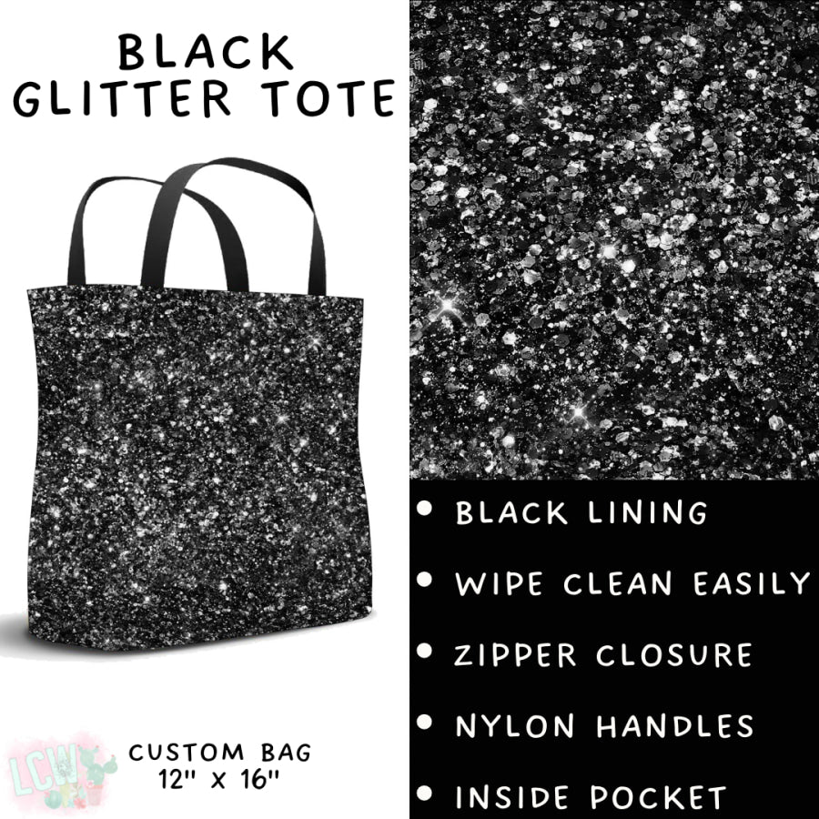 Preorder Custom Styles - Black Glitter - Closes 22 Sep - ETA mid Dec 2025 Leggings