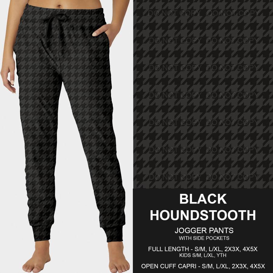 PREORDER Custom Styles - Black Houndstooth - Closes 14 Jan - ETA late Apr 2025 Loungewear