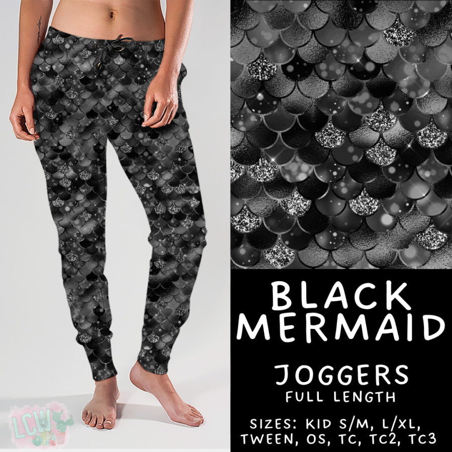 Preorder Custom Styles - Black Mermaid - Closes 22 Sep - ETA mid Dec 2025 Leggings