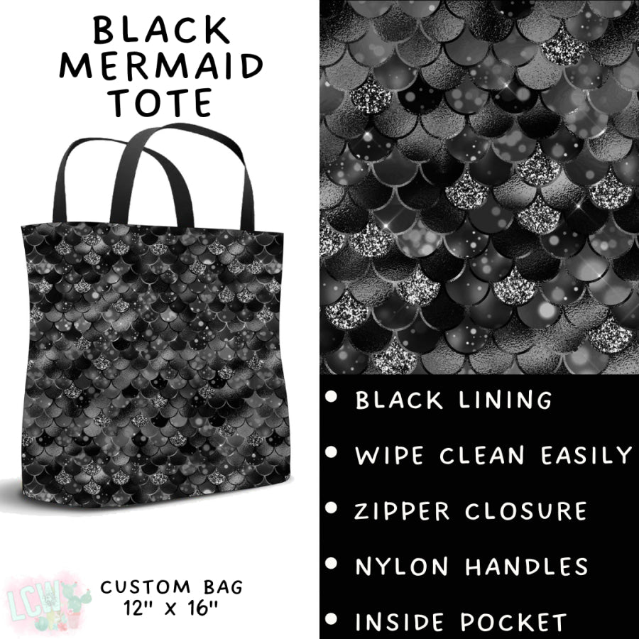 Preorder Custom Styles - Black Mermaid - Closes 22 Sep - ETA mid Dec 2025 Leggings