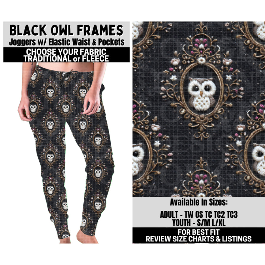 Preorder Custom Styles - Black Owl Frames - Closes 6 Oct - ETA mid Feb 2026 Leggings