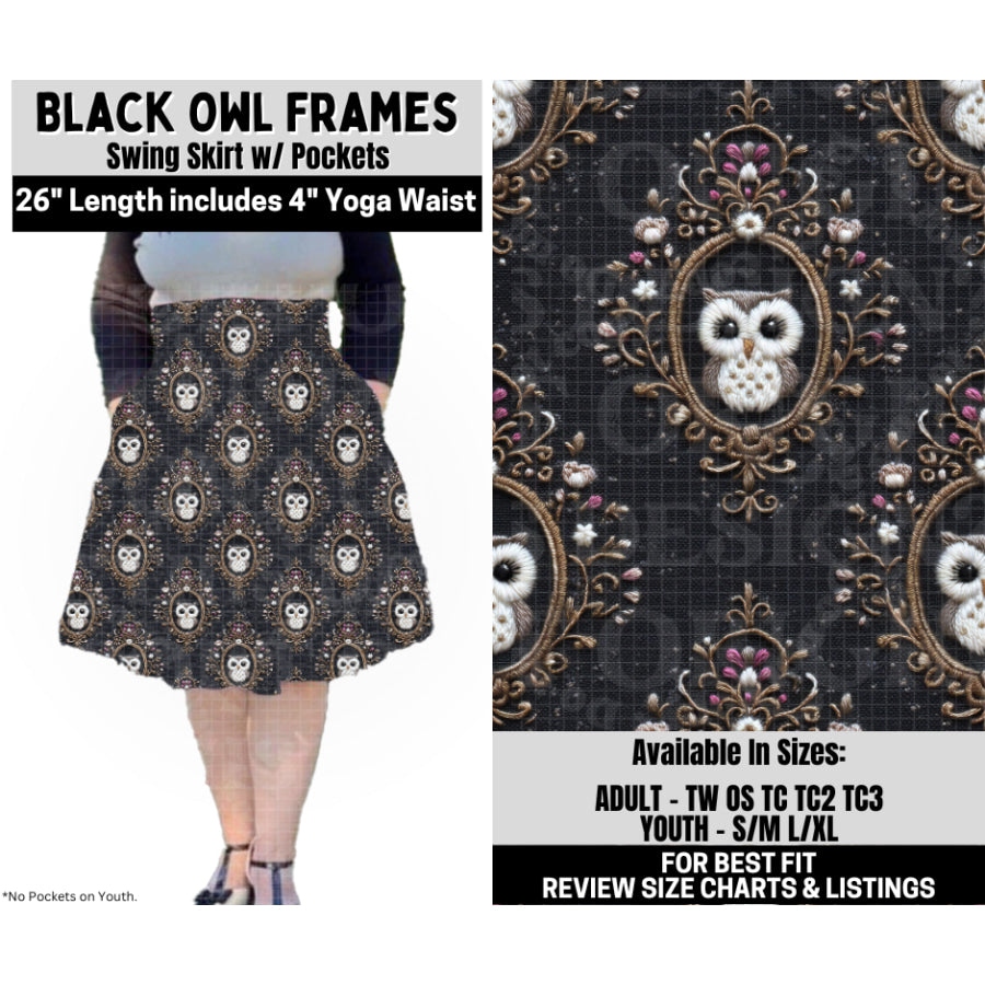 Preorder Custom Styles - Black Owl Frames - Closes 6 Oct - ETA mid Feb 2026 Leggings