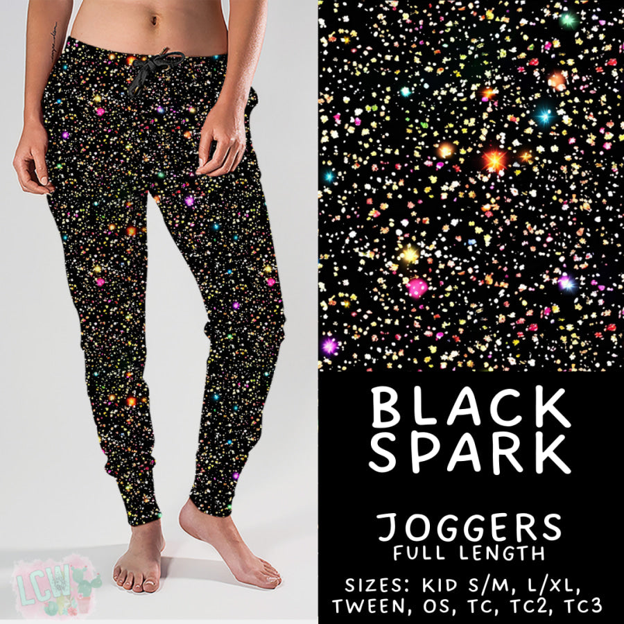 Preorder Custom Styles - Black Spark - Closes 22 Sep - ETA mid Dec 2025 Leggings