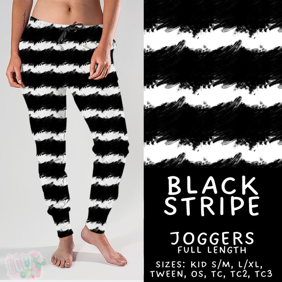Preorder Custom Styles - Black Stripe - Closes 22 Sep - ETA mid Dec 2025 Leggings