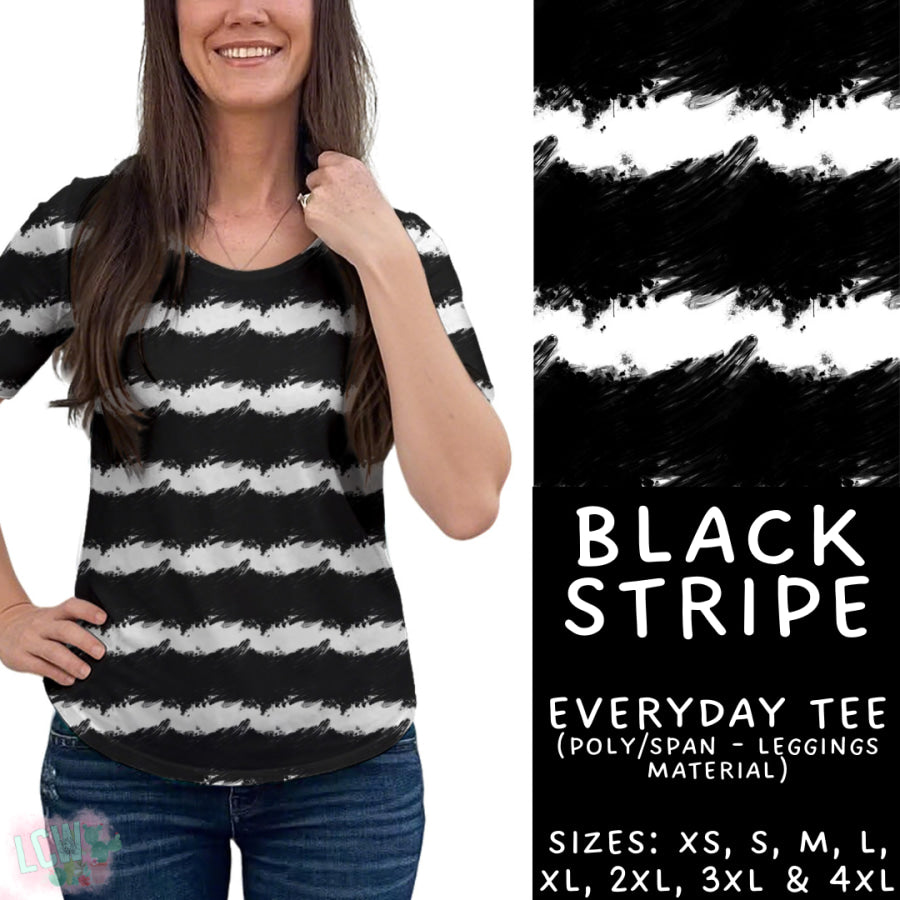 Preorder Custom Styles - Black Stripe - Closes 22 Sep - ETA mid Dec 2025 Leggings