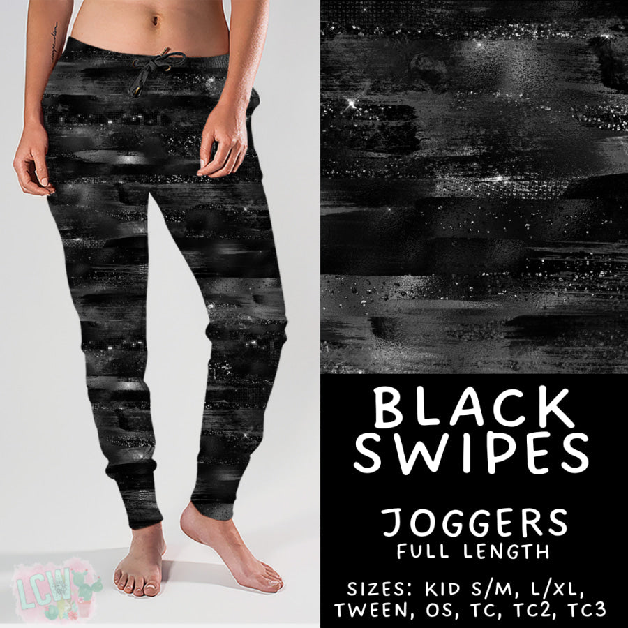 Preorder Custom Styles - Black Swipes - Closes 22 Sep - ETA mid Dec 2025 Leggings