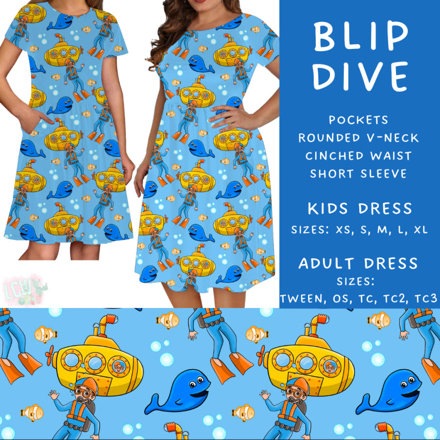 Preorder Custom Styles - Blip Dive - Closes 15 May - ETA mid Jul 2025 Leggings