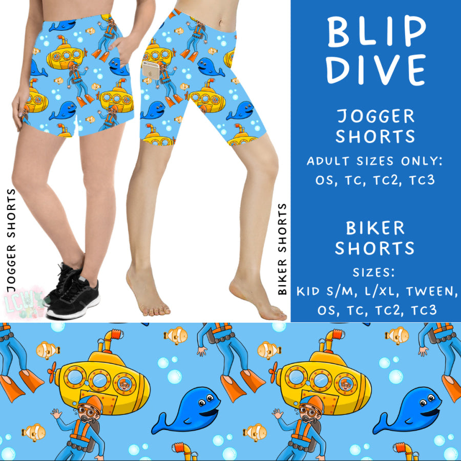Preorder Custom Styles - Blip Dive - Closes 15 May - ETA mid Jul 2025 Leggings