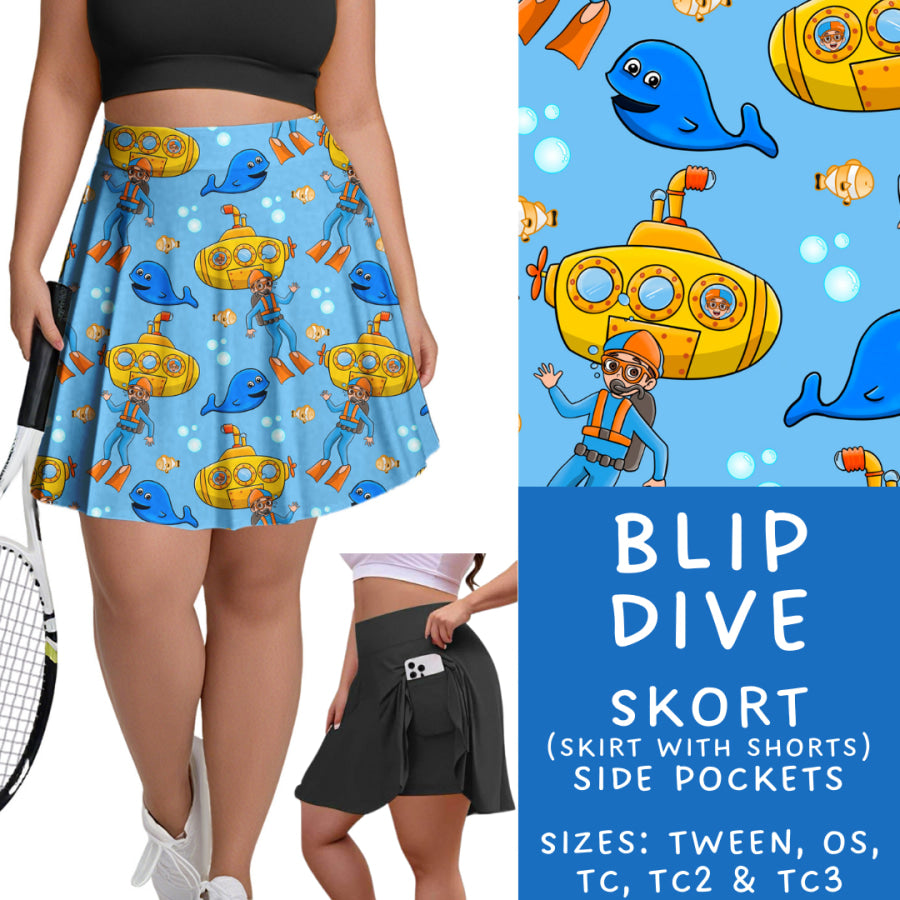 Preorder Custom Styles - Blip Dive - Closes 15 May - ETA mid Jul 2025 Leggings